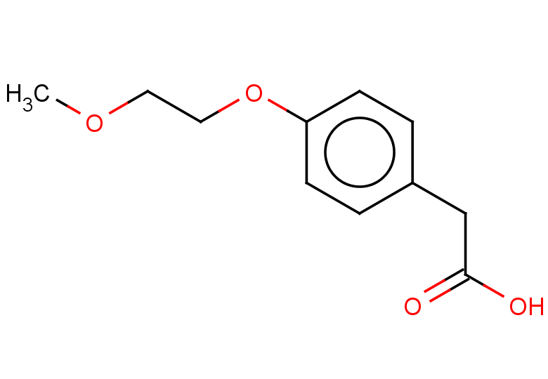 2-[4-(2-methoxyethoxy)phenyl]acetic acid