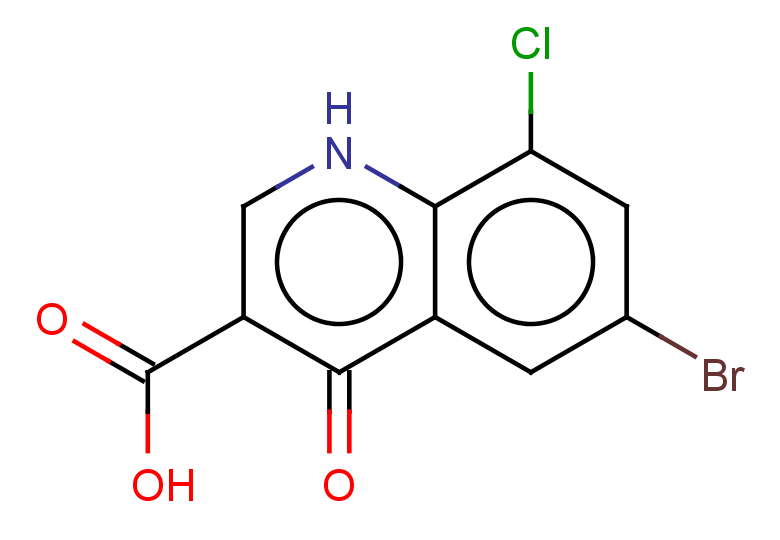 6-bromo-8-chloro-4-oxo-1,4-dihydroquinoline-3-carboxylic acid