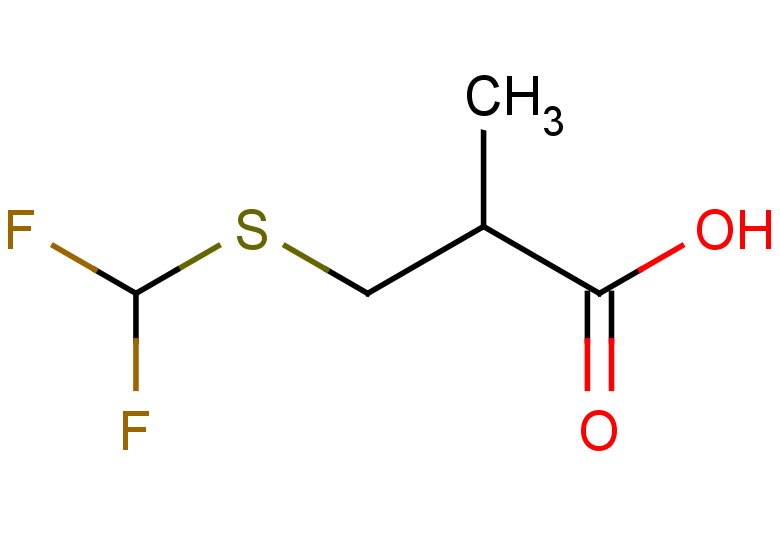 3-[(difluoromethyl)sulfanyl]-2-methylpropanoic acid