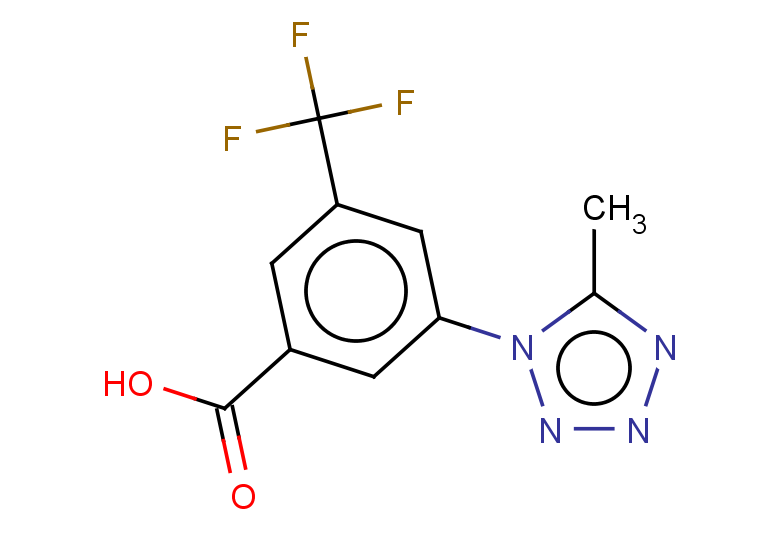 3-(5-methyl-1H-1,2,3,4-tetrazol-1-yl)-5-(trifluoromethyl)benzoic acid
