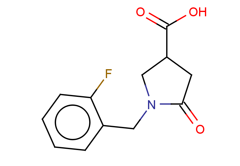 1-[(2-fluorophenyl)methyl]-5-oxopyrrolidine-3-carboxylic acid