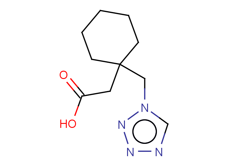 2-[1-(1H-1,2,3,4-tetrazol-1-ylmethyl)cyclohexyl]acetic acid