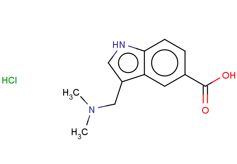 3-[(dimethylamino)methyl]-1H-indole-5-carboxylic acid hydrochloride