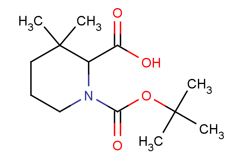 1-[(tert-butoxy)carbonyl]-3,3-dimethylpiperidine-2-carboxylic acid
