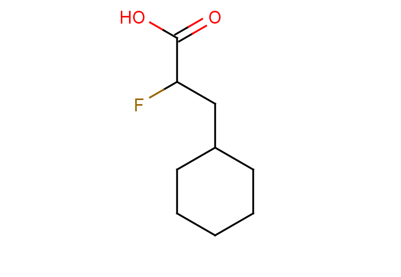 3-cyclohexyl-2-fluoropropanoic acid