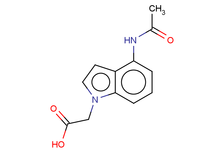 2-(4-acetamido-1H-indol-1-yl)acetic acid