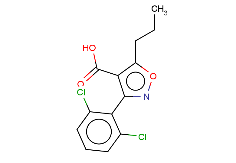 3-(2,6-dichlorophenyl)-5-propyl-1,2-oxazole-4-carboxylic acid