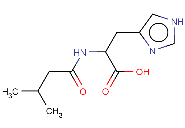 3-(1H-imidazol-4-yl)-2-(3-methylbutanamido)propanoic acid