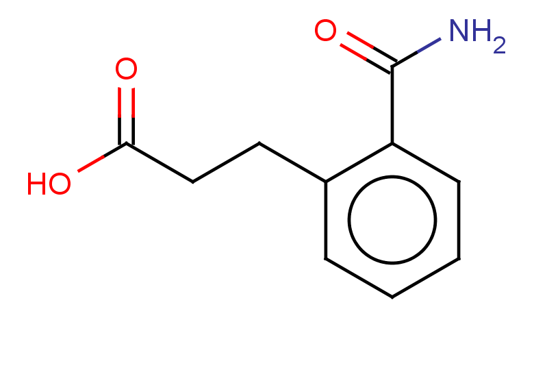 3-(2-carbamoylphenyl)propanoic acid