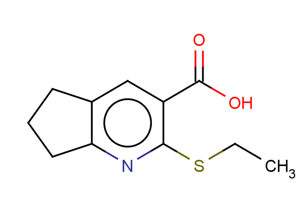 2-(ethylsulfanyl)-5H,6H,7H-cyclopenta[b]pyridine-3-carboxylic acid