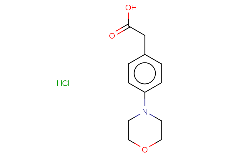 2-[4-(morpholin-4-yl)phenyl]acetic acid hydrochloride