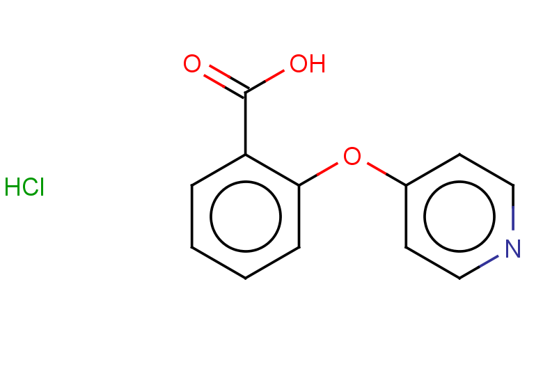 2-(pyridin-4-yloxy)benzoic acid hydrochloride