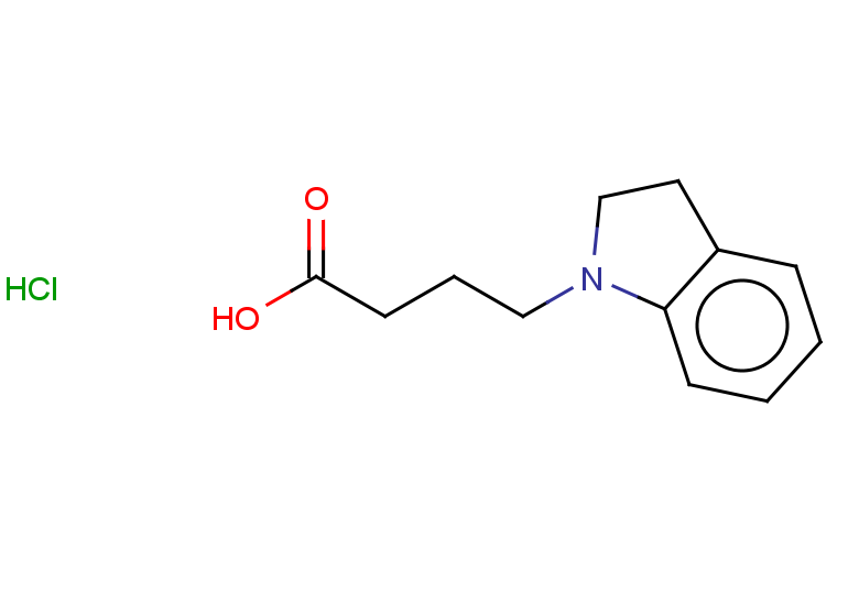 4-(2,3-dihydro-1H-indol-1-yl)butanoic acid hydrochloride