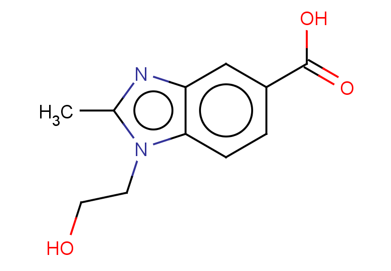 1-(2-hydroxyethyl)-2-methyl-1H-1,3-benzodiazole-5-carboxylic acid