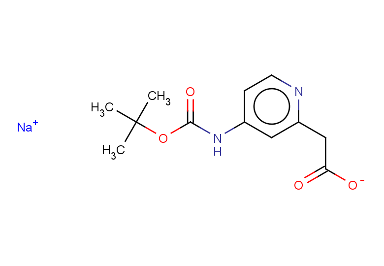 sodium 2-(4-{[(tert-butoxy)carbonyl]amino}pyridin-2-yl)acetate