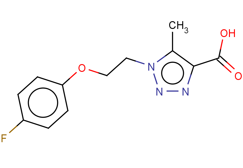 1-[2-(4-fluorophenoxy)ethyl]-5-methyl-1H-1,2,3-triazole-4-carboxylic acid