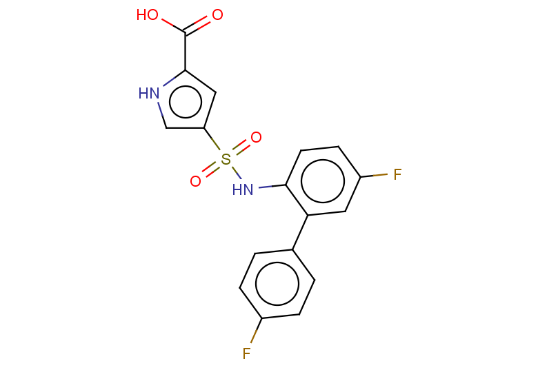 4-{[4-fluoro-2-(4-fluorophenyl)phenyl]sulfamoyl}-1H-pyrrole-2-carboxylic acid