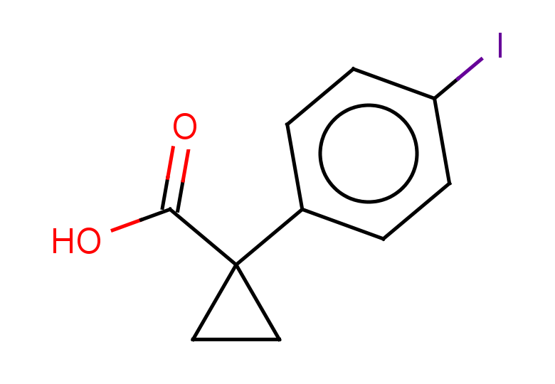 1-(4-iodophenyl)cyclopropane-1-carboxylic acid