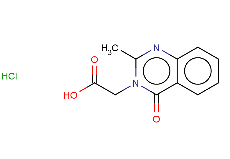 2-(2-methyl-4-oxo-3,4-dihydroquinazolin-3-yl)acetic acid hydrochloride