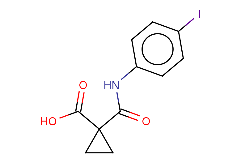 1-[(4-iodophenyl)carbamoyl]cyclopropane-1-carboxylic acid