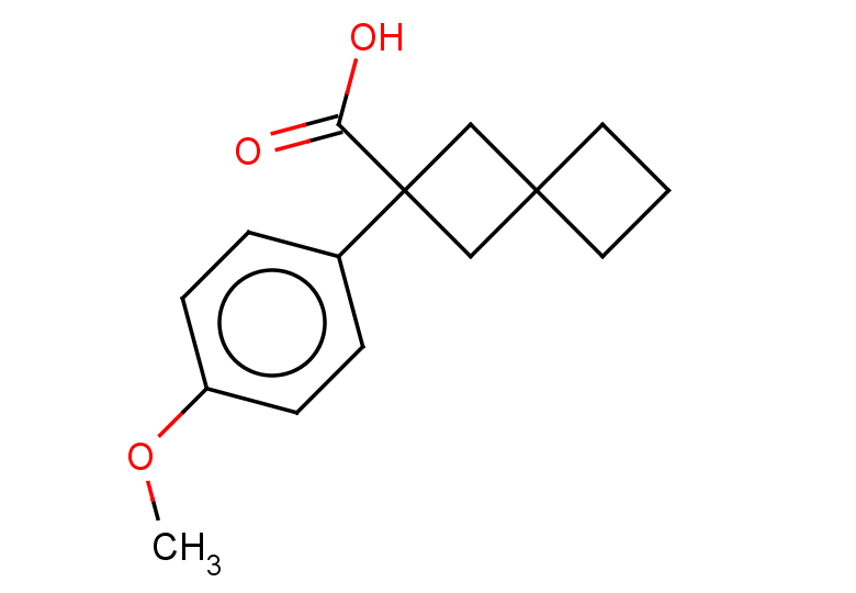 2-(4-methoxyphenyl)spiro[3.3]heptane-2-carboxylic acid
