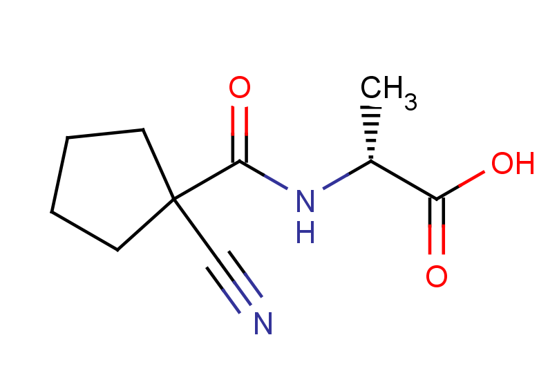 (2R)-2-[(1-cyanocyclopentyl)formamido]propanoic acid