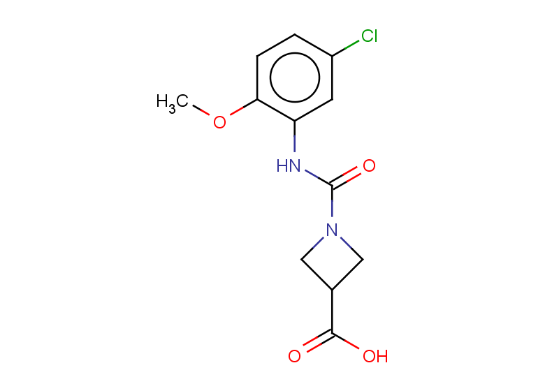 1-[(5-chloro-2-methoxyphenyl)carbamoyl]azetidine-3-carboxylic acid