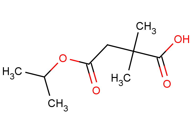 2,2-dimethyl-4-oxo-4-(propan-2-yloxy)butanoic acid