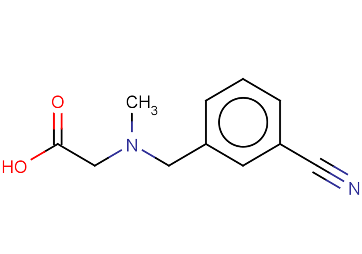 2-{[(3-cyanophenyl)methyl](methyl)amino}acetic acid