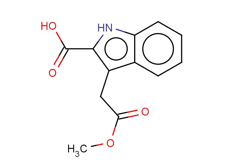 3-(2-methoxy-2-oxoethyl)-1H-indole-2-carboxylic acid
