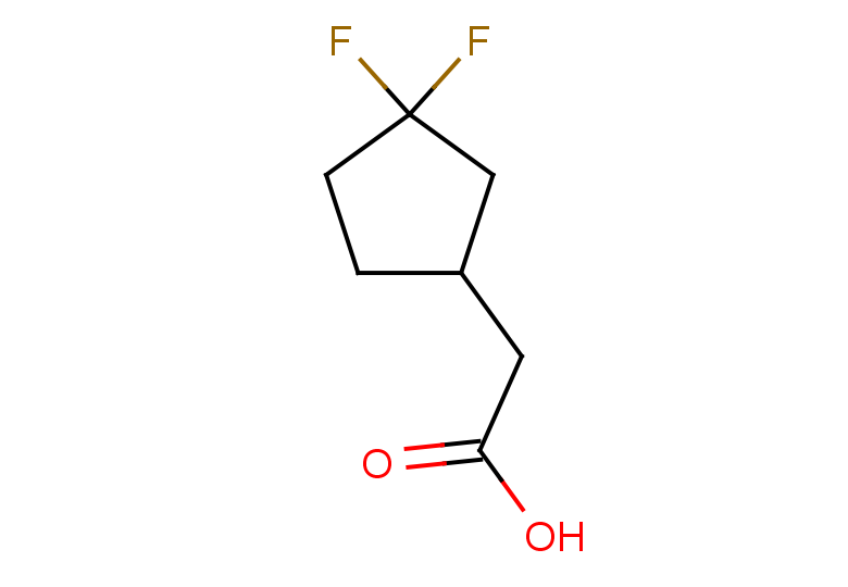 2-(3,3-difluorocyclopentyl)acetic acid