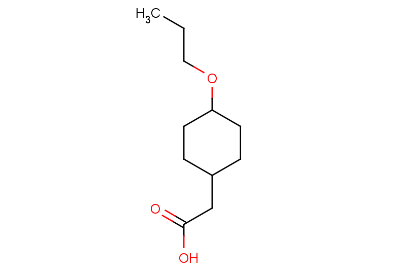 2-(4-propoxycyclohexyl)acetic acid, Mixture of diastereomers