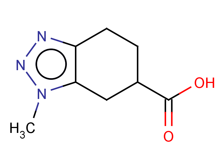 1-methyl-4,5,6,7-tetrahydro-1H-1,2,3-benzotriazole-6-carboxylic acid