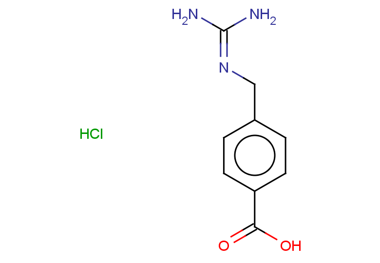 4-{[(diaminomethylidene)amino]methyl}benzoic acid hydrochloride