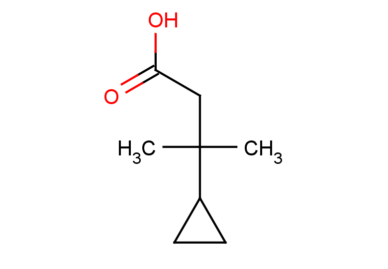 3-cyclopropyl-3-methylbutanoic acid