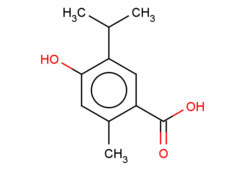 4-hydroxy-2-methyl-5-(propan-2-yl)benzoic acid