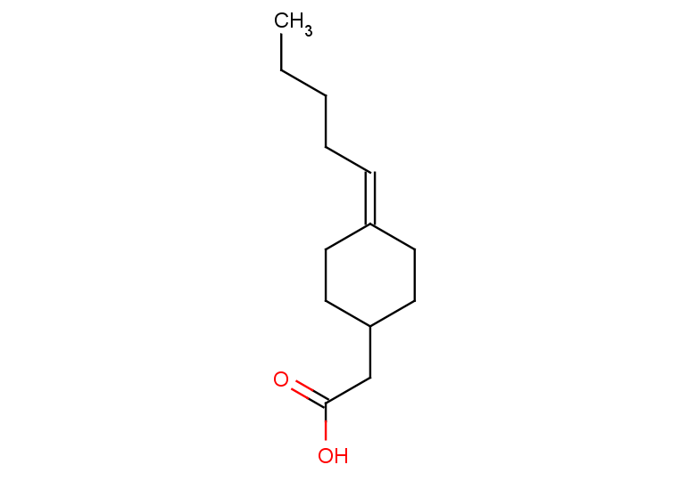 2-(4-pentylidenecyclohexyl)acetic acid