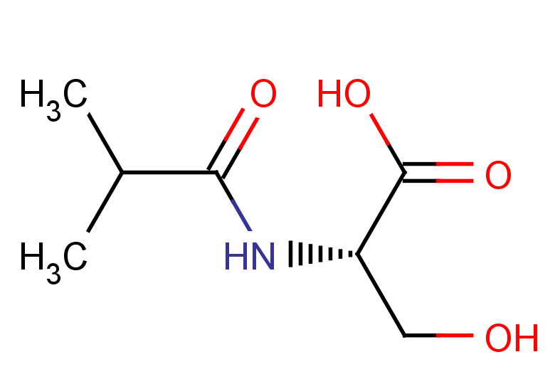 (2S)-3-hydroxy-2-(2-methylpropanamido)propanoic acid
