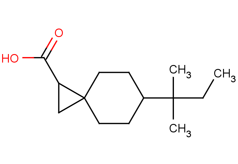 6-(2-methylbutan-2-yl)spiro[2.5]octane-1-carboxylic acid