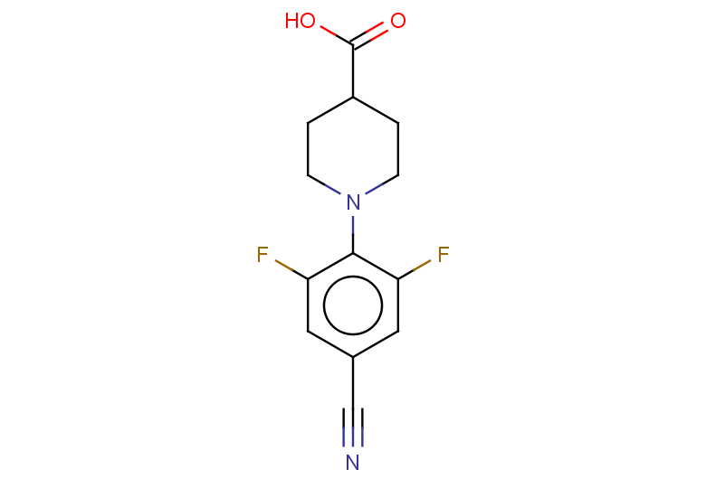 1-(4-cyano-2,6-difluorophenyl)piperidine-4-carboxylic acid