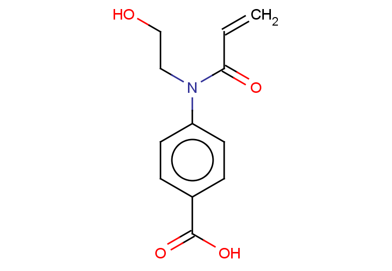 4-[N-(2-hydroxyethyl)prop-2-enamido]benzoic acid