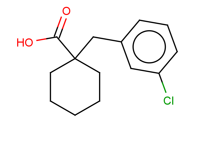 1-[(3-chlorophenyl)methyl]cyclohexane-1-carboxylic acid