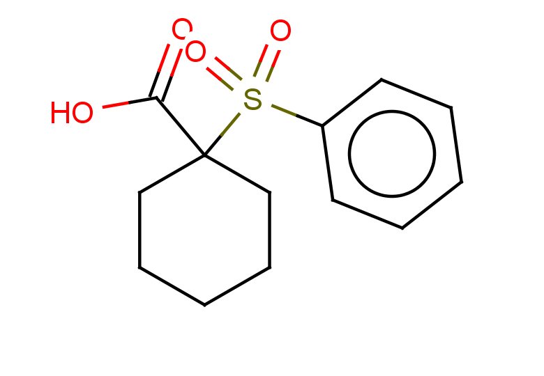 1-(benzenesulfonyl)cyclohexane-1-carboxylic acid