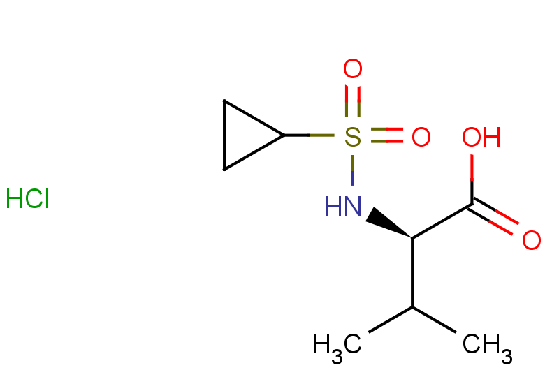(2R)-2-cyclopropanesulfonamido-3-methylbutanoic acid hydrochloride