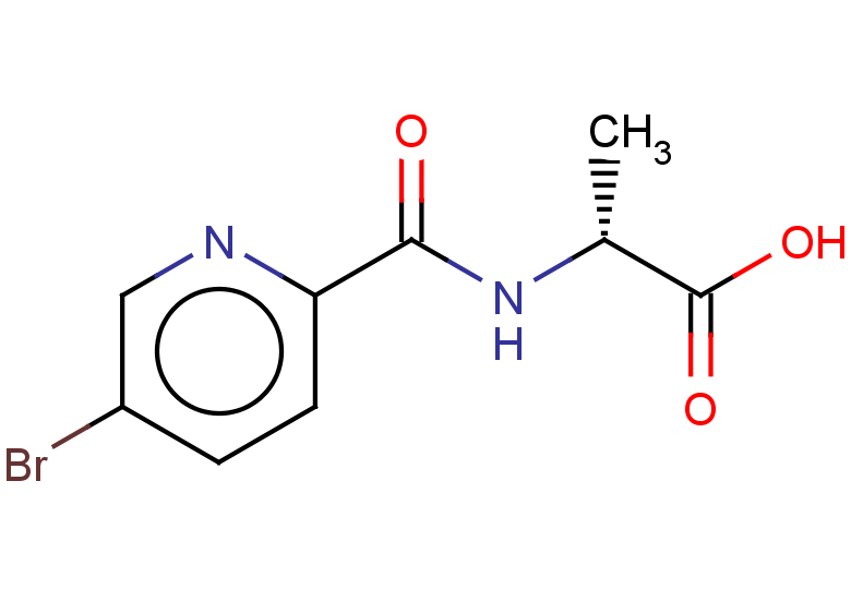 (2R)-2-[(5-bromopyridin-2-yl)formamido]propanoic acid