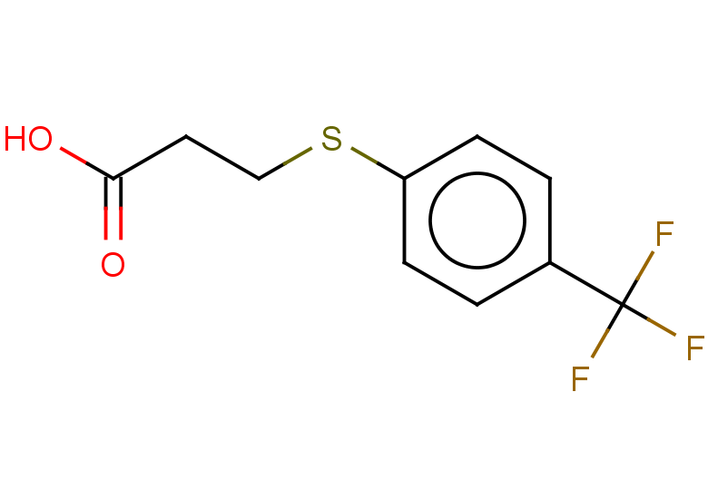 3-{[4-(trifluoromethyl)phenyl]sulfanyl}propanoic acid