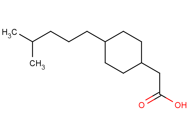 2-[4-(4-methylpentyl)cyclohexyl]acetic acid