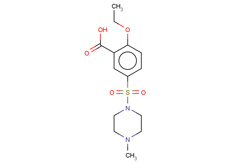 2-ethoxy-5-[(4-methylpiperazin-1-yl)sulfonyl]benzoic acid
