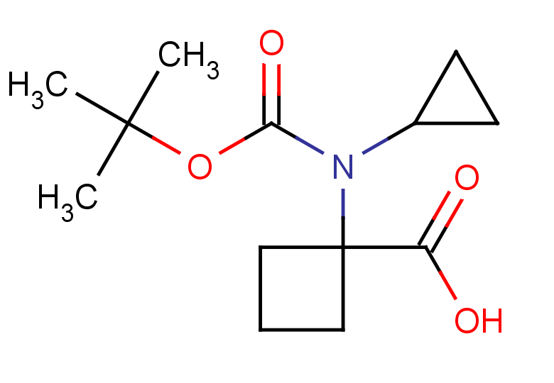 1-{[(tert-butoxy)carbonyl](cyclopropyl)amino}cyclobutane-1-carboxylic acid