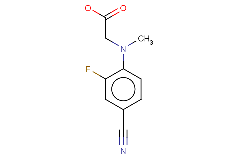 2-[(4-cyano-2-fluorophenyl)(methyl)amino]acetic acid